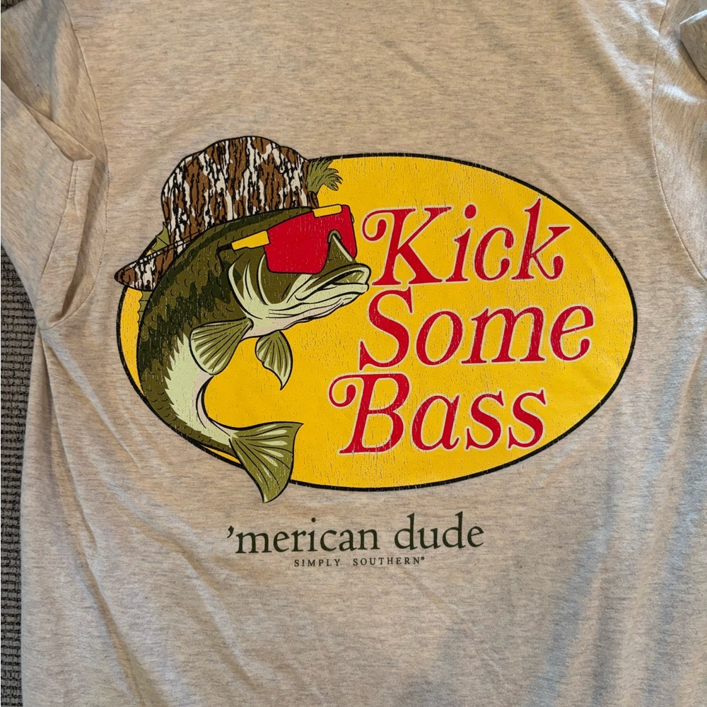Simply Southern 'Merican Dude Tee with Fish Graphic